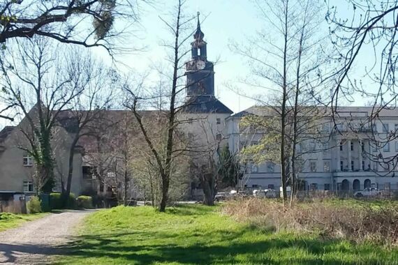 Kirche Lockwitz zu Ostern, 12.04.2020 - © A. Wieland